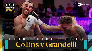 12 ROUND BATTLE! 😤 | Nathaniel Collins VS  Francesco Grandelli | Fight Night Highlights