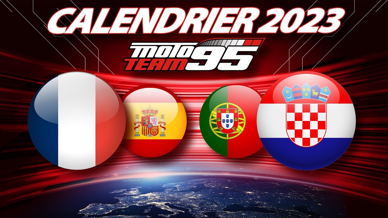 Calendrier Roulage Moto 2023