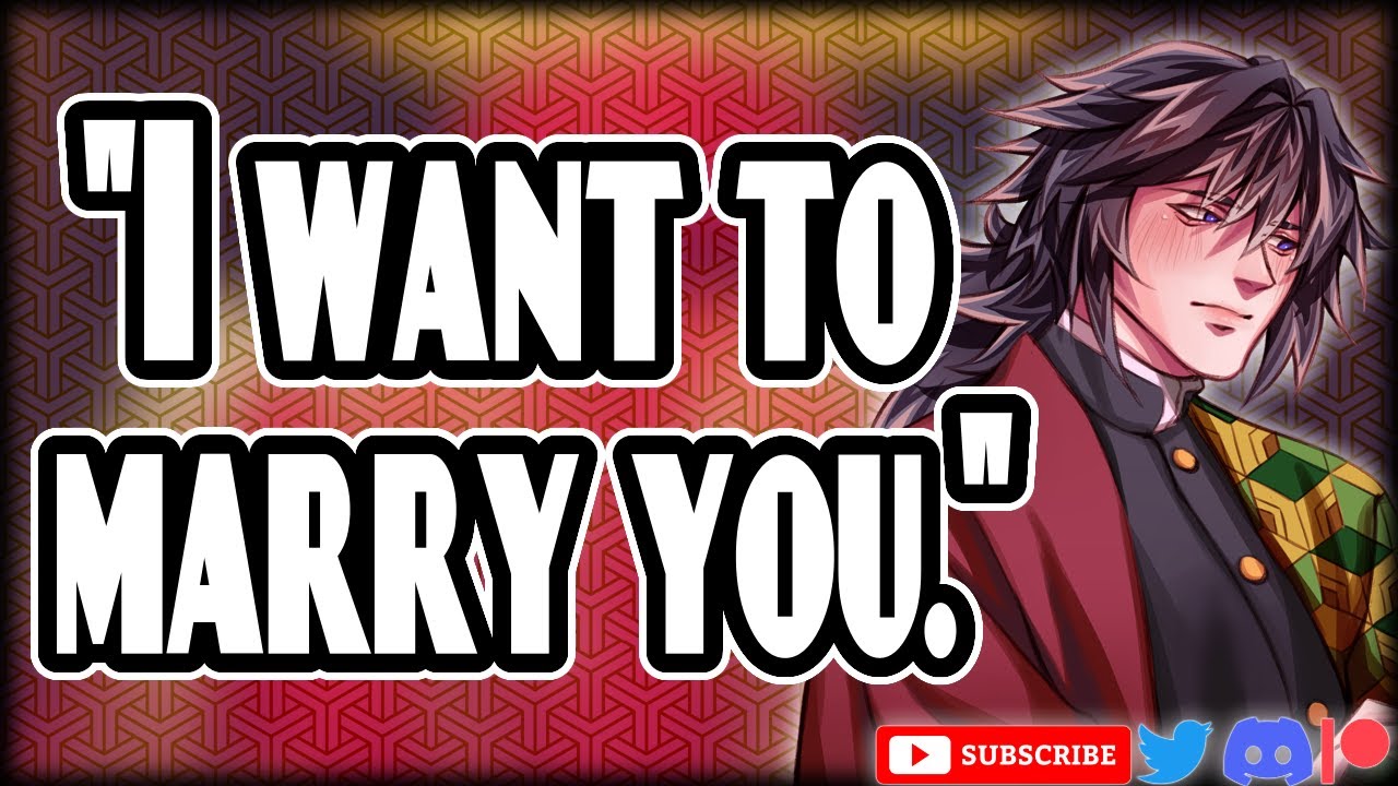 Giyuu Proposes To You - (Demon Slayer) - Anigomi Character Audio