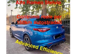 Player Profile Consumo Alfa Romeo Stelvio 2.2D: 150km di percorso autostradale#consumo#alfaromeo