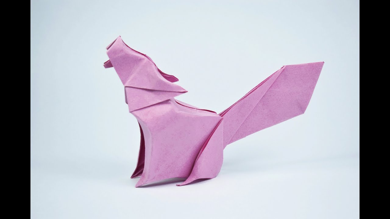 Origami Wolf Animals Origami By Jo Nakashima YouTube