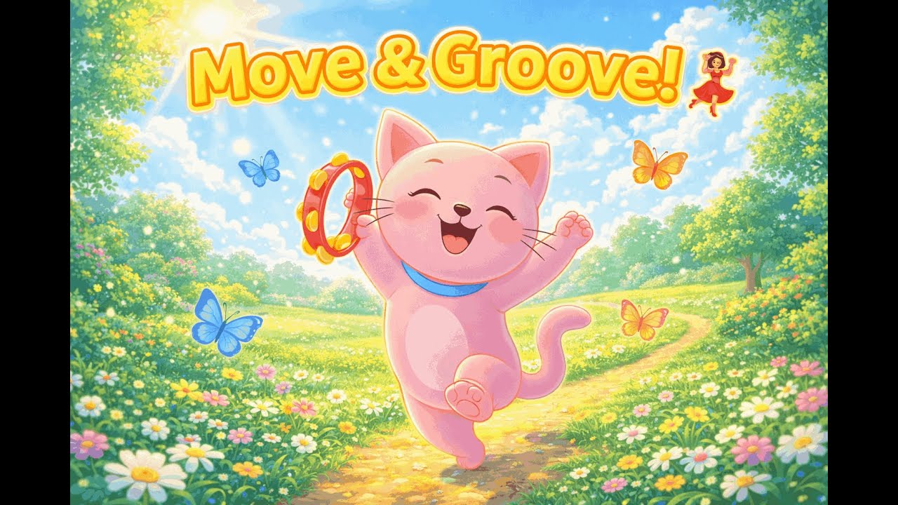 Upbeat Music for Playtime & Learning | 1 Hour Happy Songs for Toddlers | PixelTunesKitty