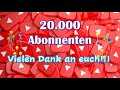 20.000 Abonnenten - Vielen Dank!