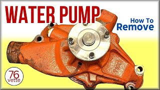 How to Remove a Chevy 350 Water Pump 