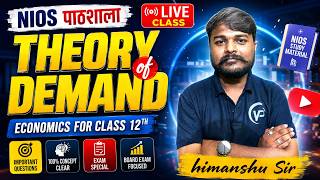 Theory Of Demand  Nios Class 12th Economics Lec03   By Himanshu Sharma Sir