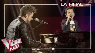 Video thumbnail of "Pablo López y Daniel García cantan 'Dos palabras' | Final | La Voz Kids Antena 3 2019"