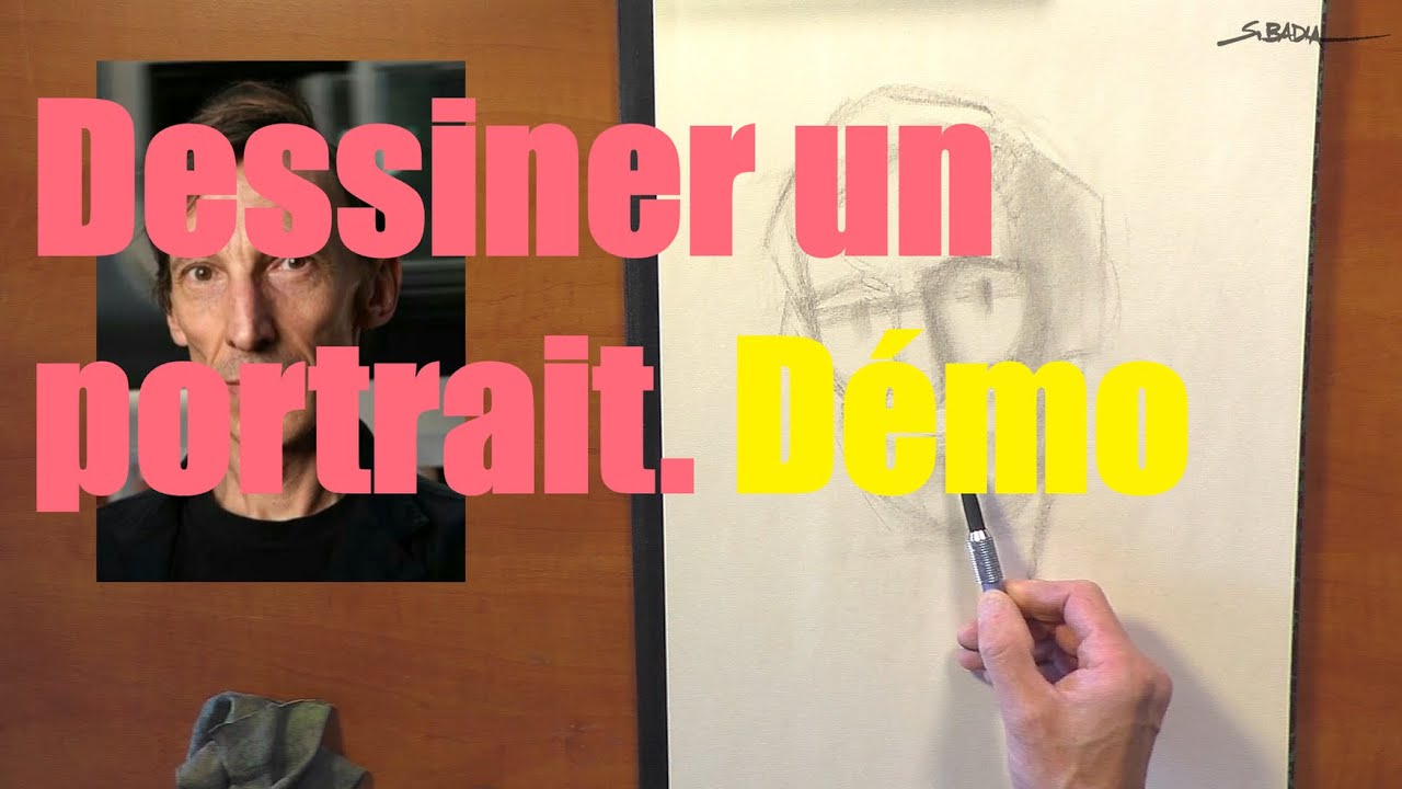 Comment dessiner un portrait,  étape par étape. Julian Richings