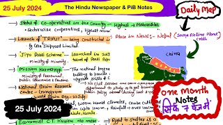17 July 2024 The Hindu Notes Pib Notes Handwritten Notes For Upsc Ias ...