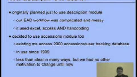 Code4Lib 2008 Lightning Talk: archivists