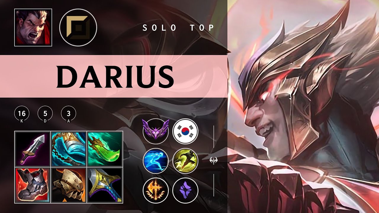 Darius Top vs Olaf - KR Master Patch 25.24