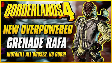 NEW BEST RAFA BUILD INSTAKILLS EVERY BOSS UVH5 (No Bugs) | Borderlands 4 Firepot Grenade Build