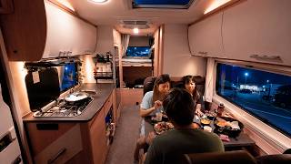 【ไซตามะ→ยามากุจิ 1000 กม.】ข้างนอกร้อนระอุ ข้างในสบายเหมือนบ้าน | ชีวิต RV ในญี่ปุ่น