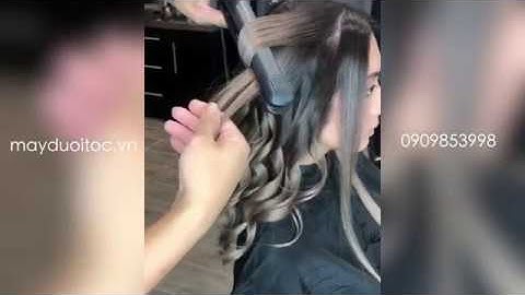 Hướng Dẫn Uốn Tóc Bằng Máy Duỗi Tóc | mayduoitoc.vn
