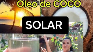 Venha fazer ÓLEO de CÔCO ao #SOL ☀️ te ensino o passo a passo! - SE #INSCREVA 🌳✳️🌲☀️☀️