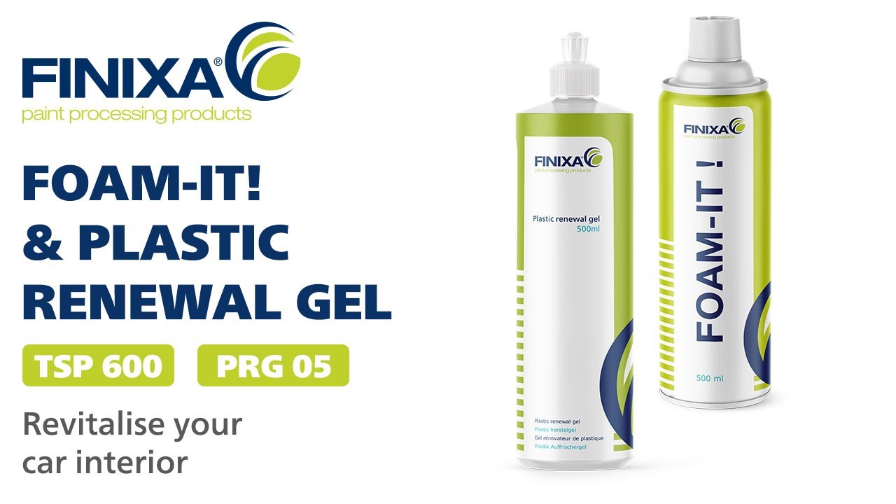 Clean and revitalise your car interior using the Finixa Foam it! and