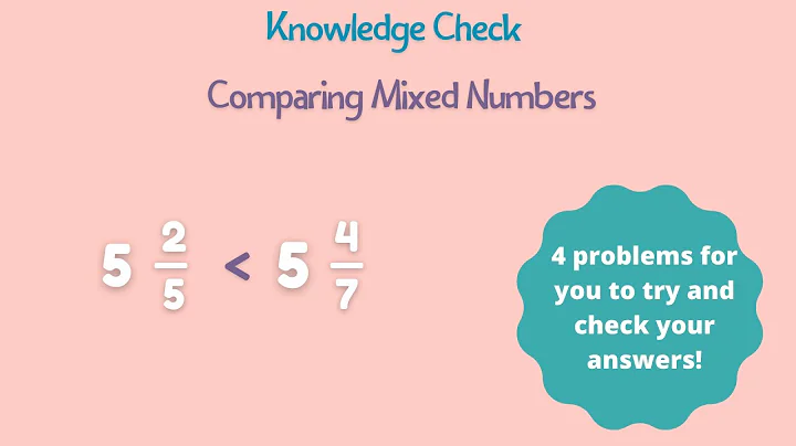 Comparing Mixed Numbers | Extra Math Practice | Math Help Videos | Math Resources | Improved Math