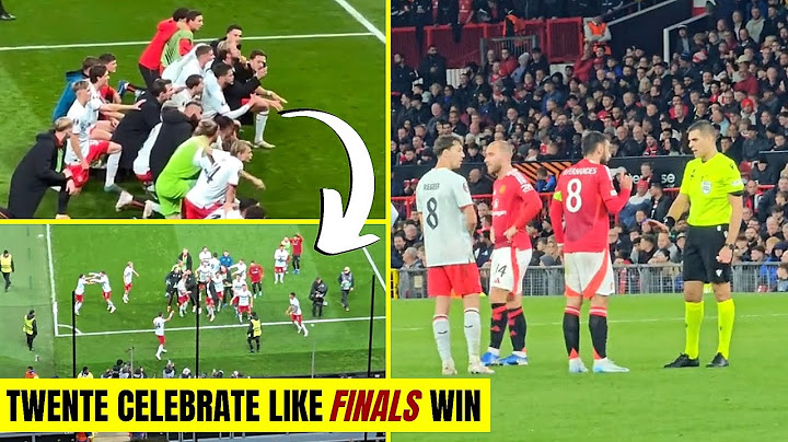 Bruno Frustrates Again | Twente's Crazy Celebration with Fans | Man Utd 1-1 Twente
