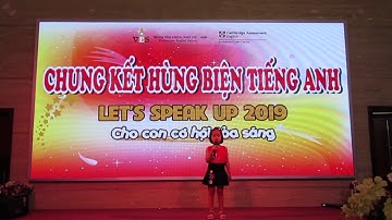 Chung Kết Hùng Biện Tiếng Anh - Let