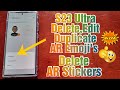 Samsung Galaxy S23 Ultra How to Delete,Duplicate,Give Makeover to AR Emoji&#39;s|Delete AR Stickers
