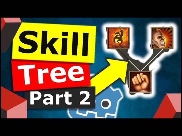 How to Create a Skill Tree System in Godot 3.2 (Part 2 of 2, code) | Player Development Series