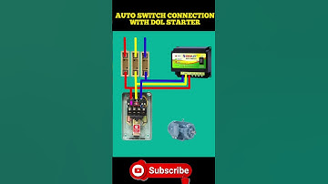 AUTO SWITCH CONNECTION WITH DOL STARTER! AUTO SWITCH CONNECTION! DOL STARTER CONNECTION #shorts