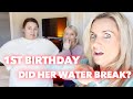 Aspyns first birt.ay  did her water break  family 5 vlogs