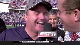 2014 12 06 NCAAF ESPN IST TCU Gary Patterson Postgame Interview