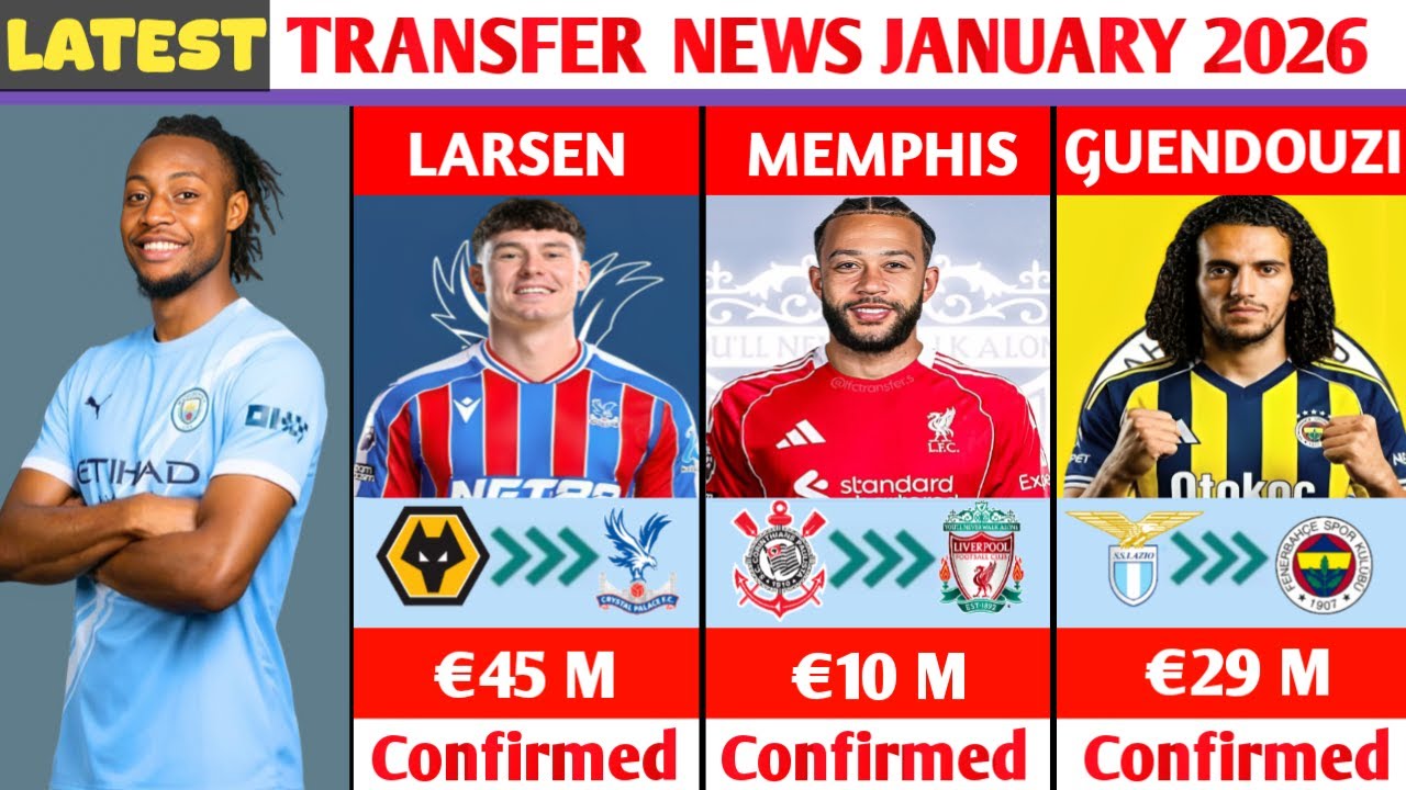 🚨 NEW CONFIRMED TRANSFERS AND RUMOURS JANUARY 2026😱🔥SEMENYO TO MAN CITY,MEMPHIS TO LIVERPOOL