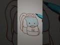 BAG DRAWING 😍❤️ ll #artplanet #art #animeeart #cuteart #drawing #cutedrawing #satisfying #painting