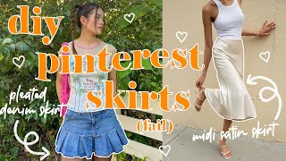 Attempting to DIY Trendy Pinterest Skirts!