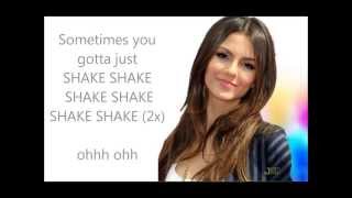 lyrics Victoria Justice- Shake chords