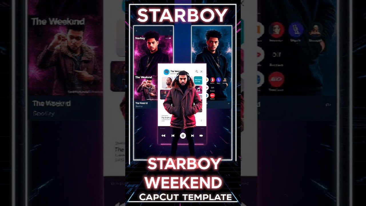 Trending Starboy The Weeknd Video Editing 100% Viral Trend 🥹🔥 2025 New Trending Capcut Template
