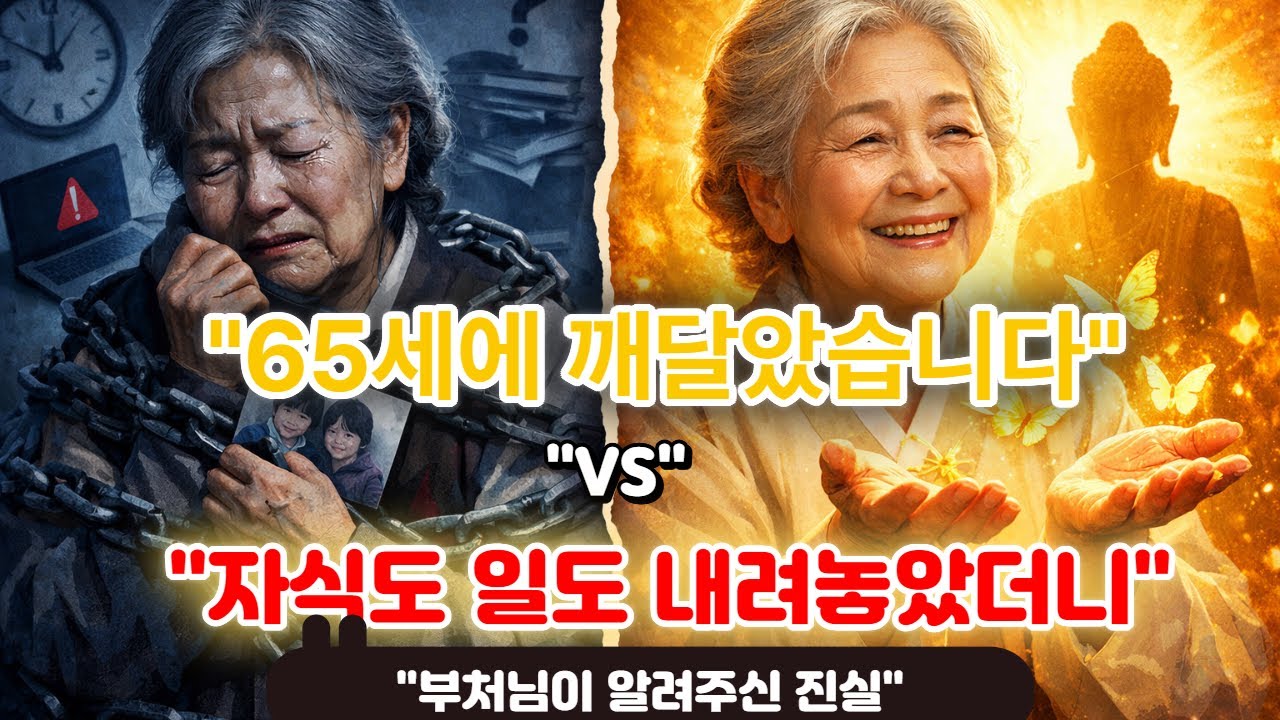 자식도, 일도 내려놓고 나서야 알게 된 부처님 말씀 