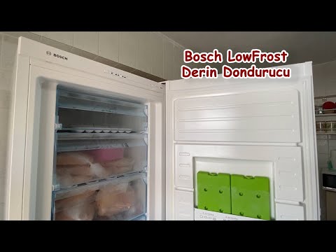 Bosch Low Frost Derin Dondurucu GSV33VW31N 7 Çekmeceli