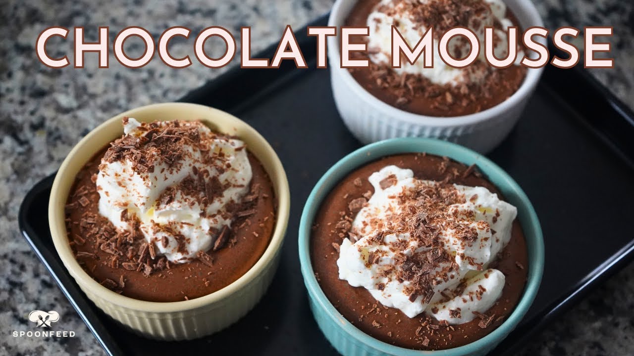 The Most Decadent and Easiest Chocolate Mousse Recipe YouTube