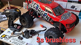 Arrma Gorgon 3s brushless convertion