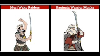 Total War: SHOGUN 2 1vs1: Mori Wako Raiders vs Naginata Warrior Monks
