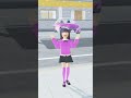 Mio ketemu rose black pink SAKURA SCHOOL SIMULATOR #short