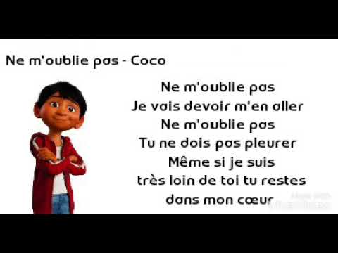 Ne m'oublie pas - Coco (Lyrics)