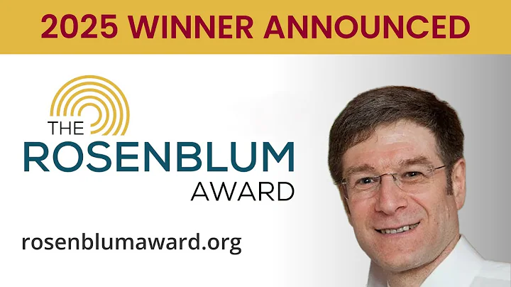 The Rosenblum Award - inaugural winner in 2025