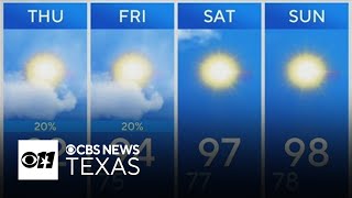 Clouds linger around North Texas through end of the week