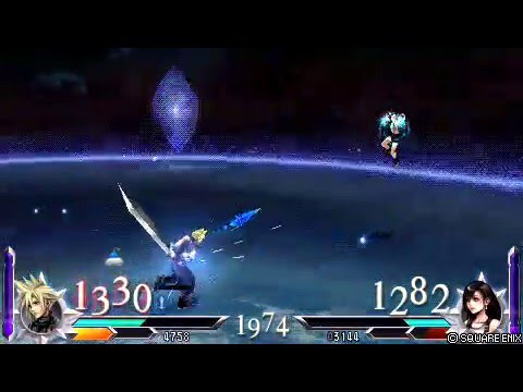 Dissidia 012 Final Fantasy - Cloud Strife VS Tifa Lockhart