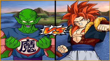 Dragon Ball Z Budokai Tenkaichi 3 - King Piccolo (Red Potara) VS SSJ4 Gogeta [Request Match]