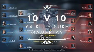 New 10v10 Collection Mode 64 Kills Nuke Gameplay | COD Mobile Test Server