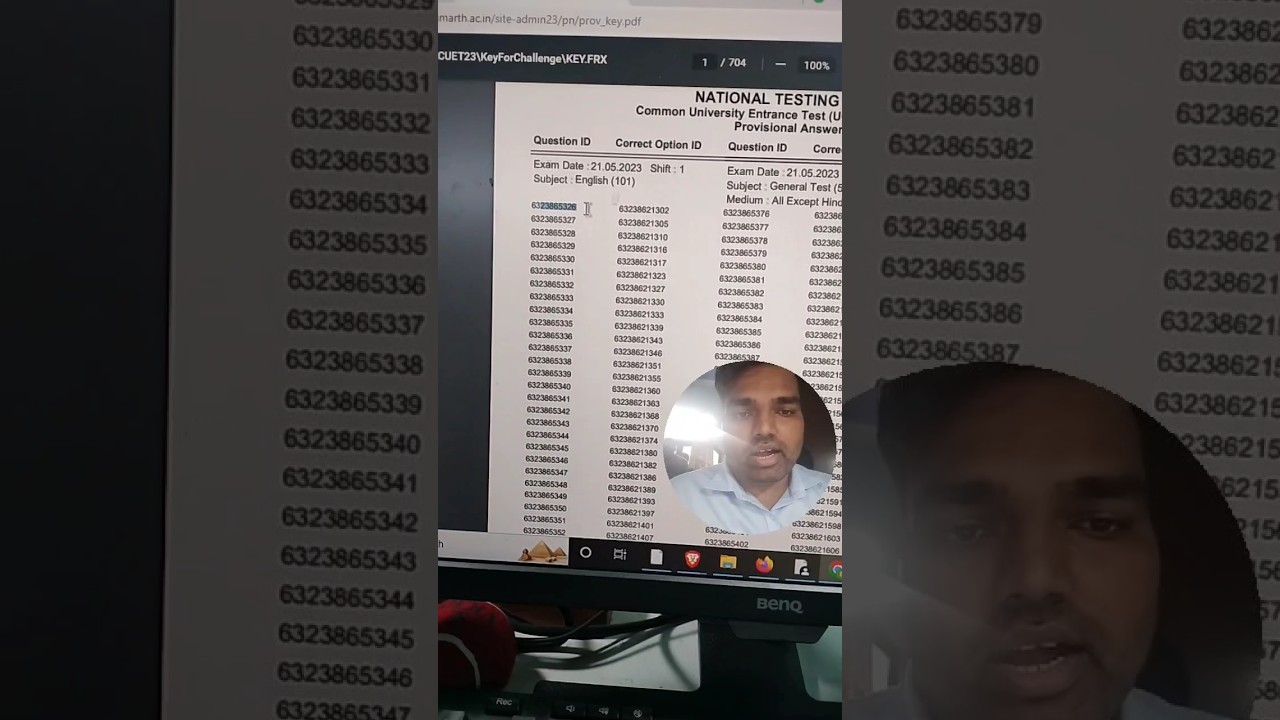 Cuet 2023 Answer Key released| Cuet 2023 latest Update