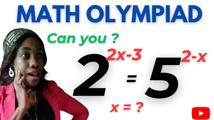 A Nice Math Olympiad Question | 2^2x-3 = 5^2-x| Solve for X.