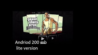 GTA san andreas Andriod MALI lite download and install 220 mb obly with proof screenshot 1