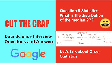 Google Waymo Data Science Interview Question | Order Statistics | Probability Distribution of Median