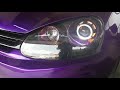 led angel eye with amber led turn signal by violet electronics