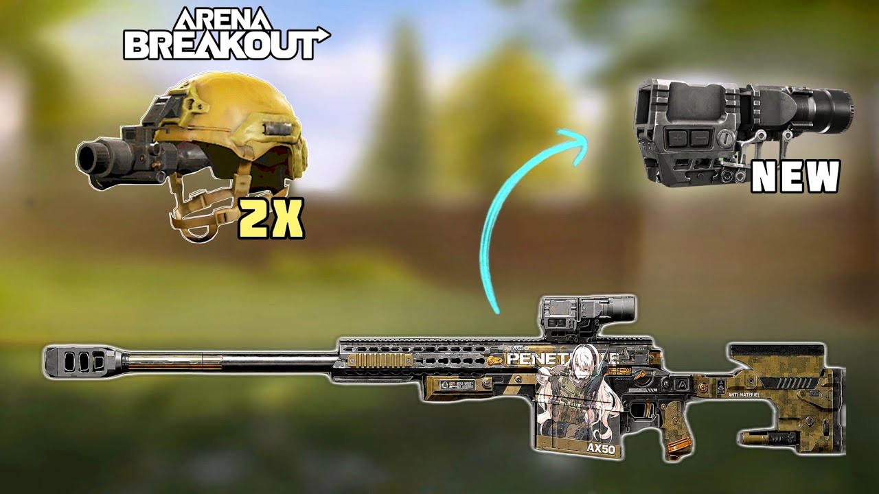 AX50 + New scope 3x 🔥 Farm forbidden zone | Arena breakout - YouTube